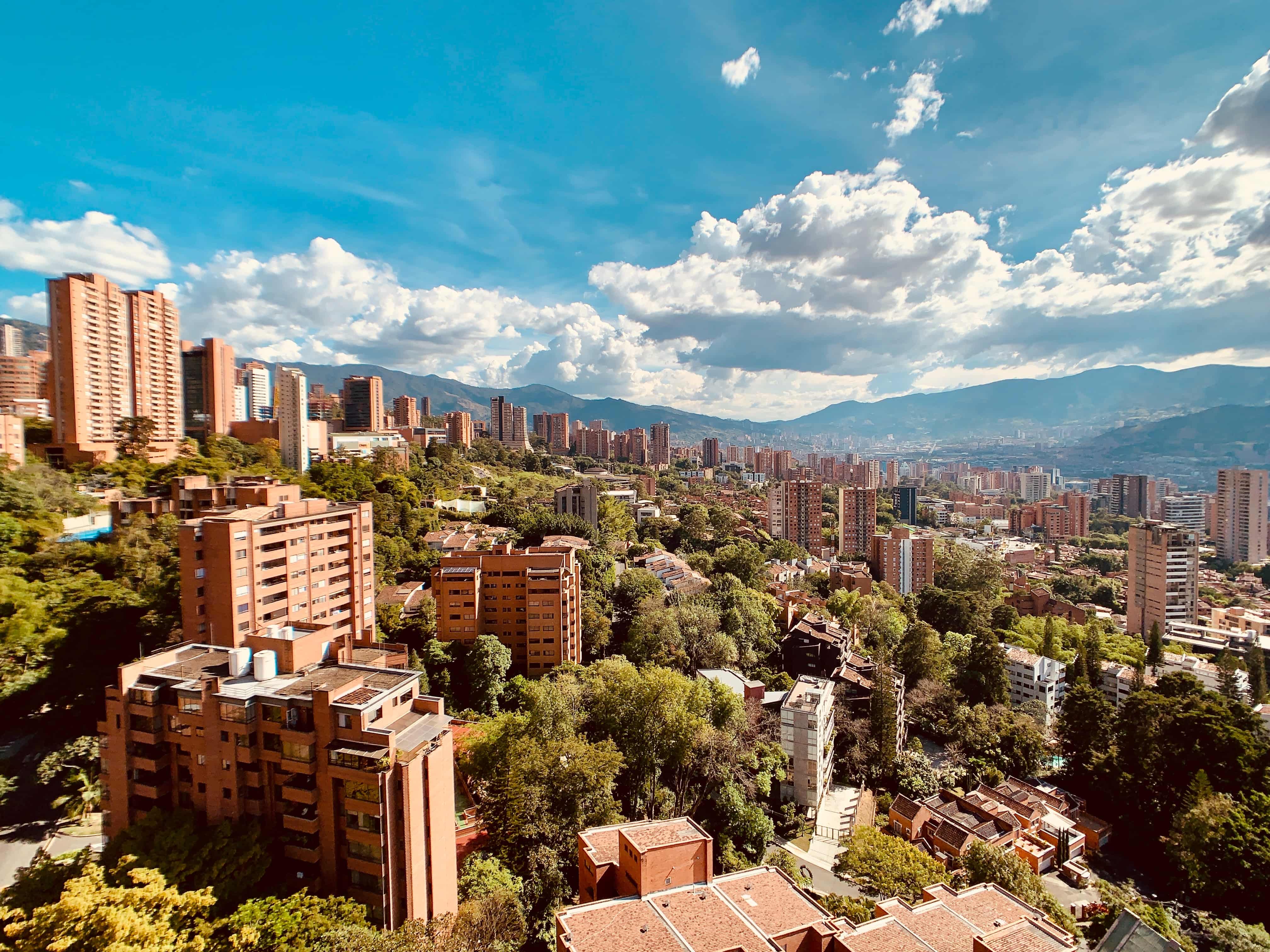 view of the city of Medellin